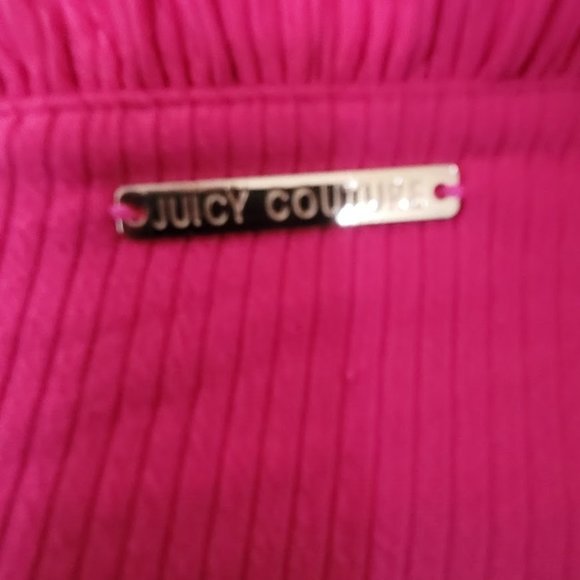 Juicy Couture Ruffle Bikini Bottom Raspberry Flutter Size Large - Picture 5 of 11